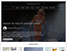 Tablet Screenshot of modeofstyle.com